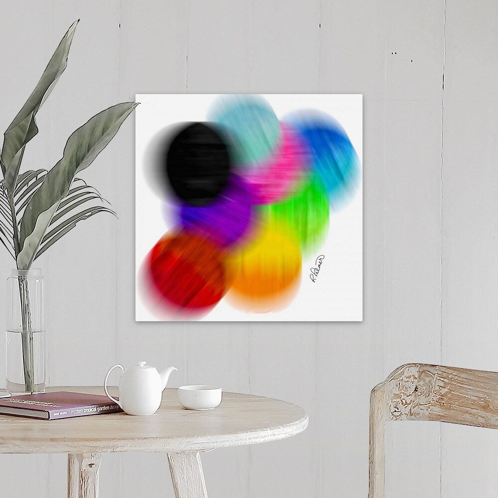 "Blurred Balls" Canvas Wall Art