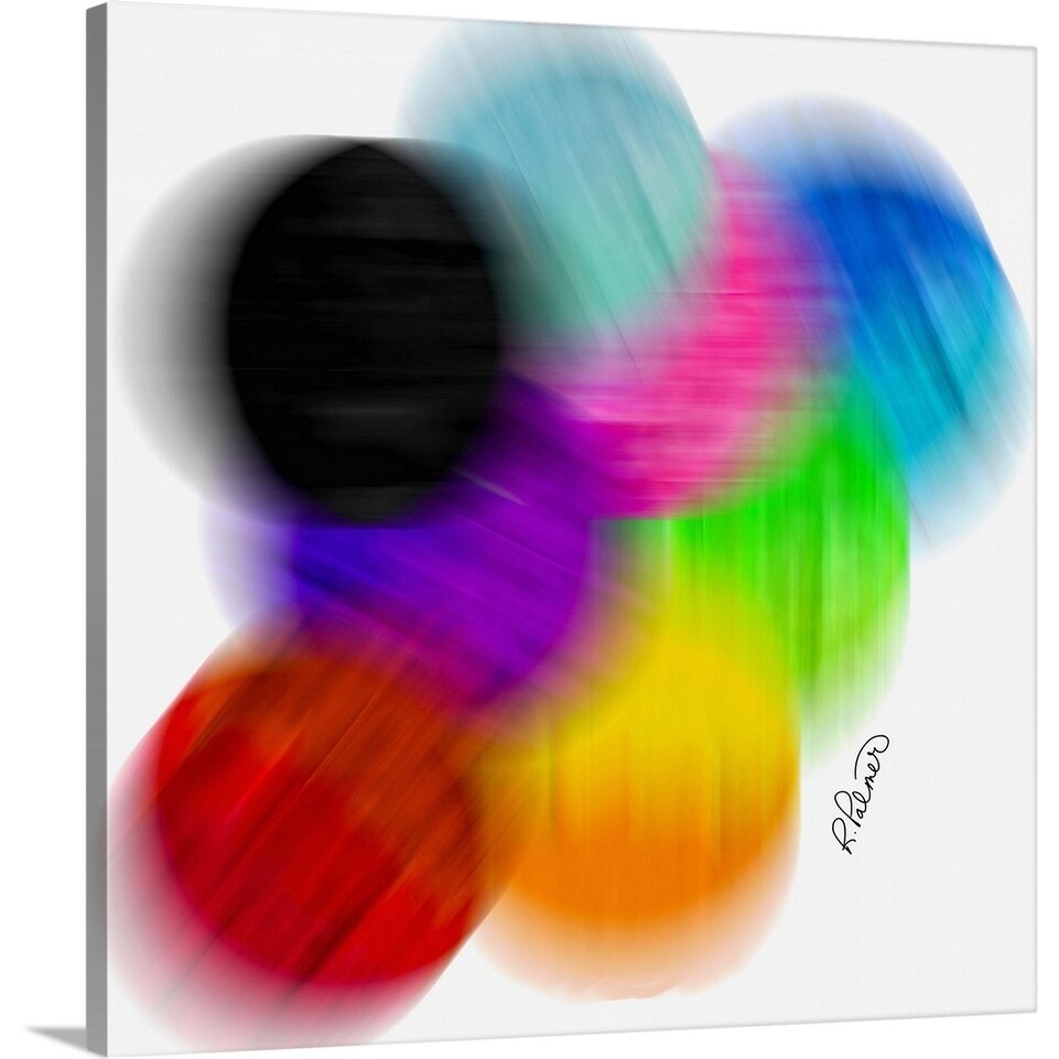 "Blurred Balls" Canvas Wall Art