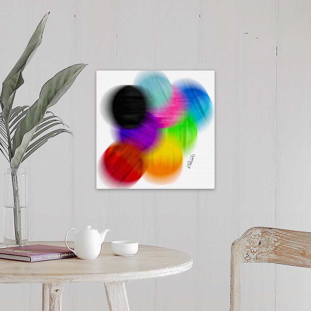 "Blurred Balls" Canvas Wall Art