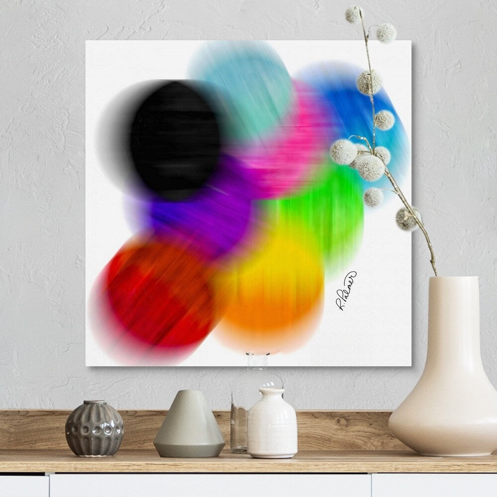 "Blurred Balls" Canvas Wall Art