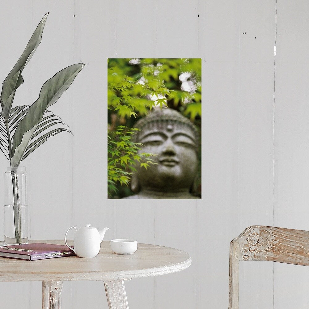"Buddha statue" Poster Print - Multi