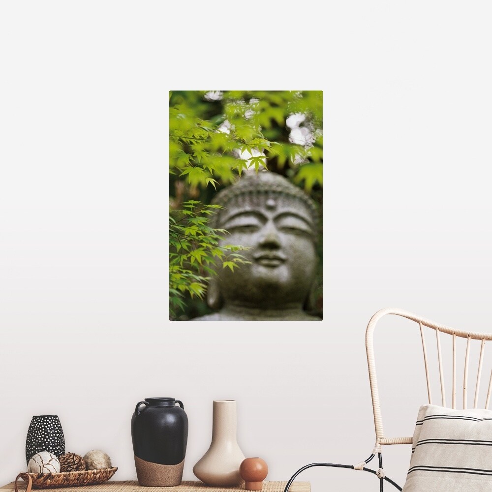"Buddha statue" Poster Print - Multi
