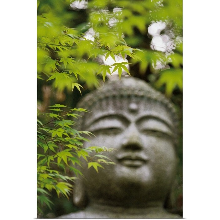 "Buddha statue" Poster Print - Multi