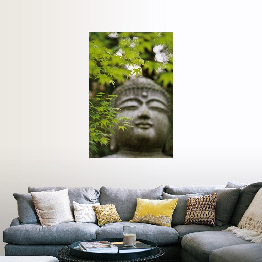 "Buddha statue" Poster Print - Multi
