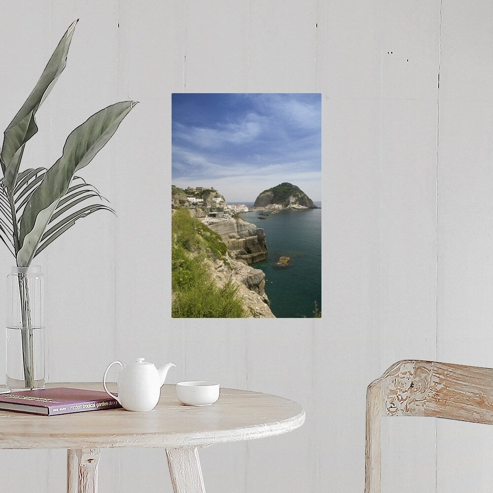 "Building on a hilltop, Ischia, Naples, Campania, Italy" Poster Print