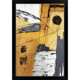 "Burning Man" Black Framed Print