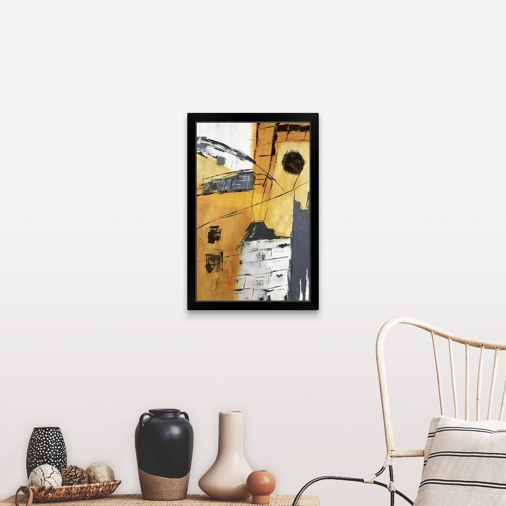 "Burning Man" Black Framed Print