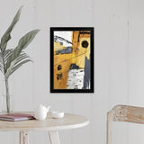 "Burning Man" Black Framed Print