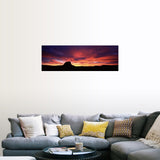 "Buttes at sunset, Chaco Culture National Historic Park, New Mexico" Poster Print - Multi