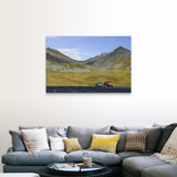 "Cars parked in a parking lot, Independence Mine State Historical Park, Hatcher Pass, Alaska" Canvas Wall Art