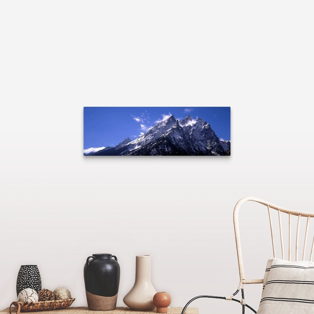 "Cathedral Group Grand Teton National Park WY" Canvas Wall Art
