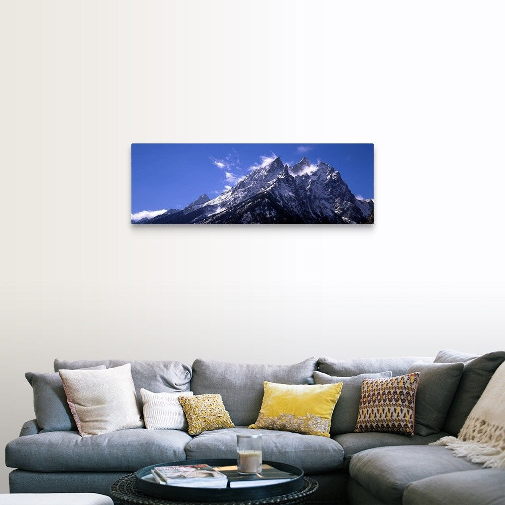"Cathedral Group Grand Teton National Park WY" Canvas Wall Art