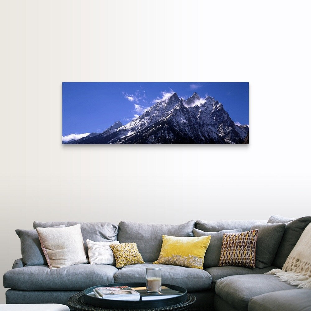 "Cathedral Group Grand Teton National Park WY" Canvas Wall Art