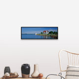 "Charlottetown, Prince Edward Island, Canada" Black Float Frame Canvas Art