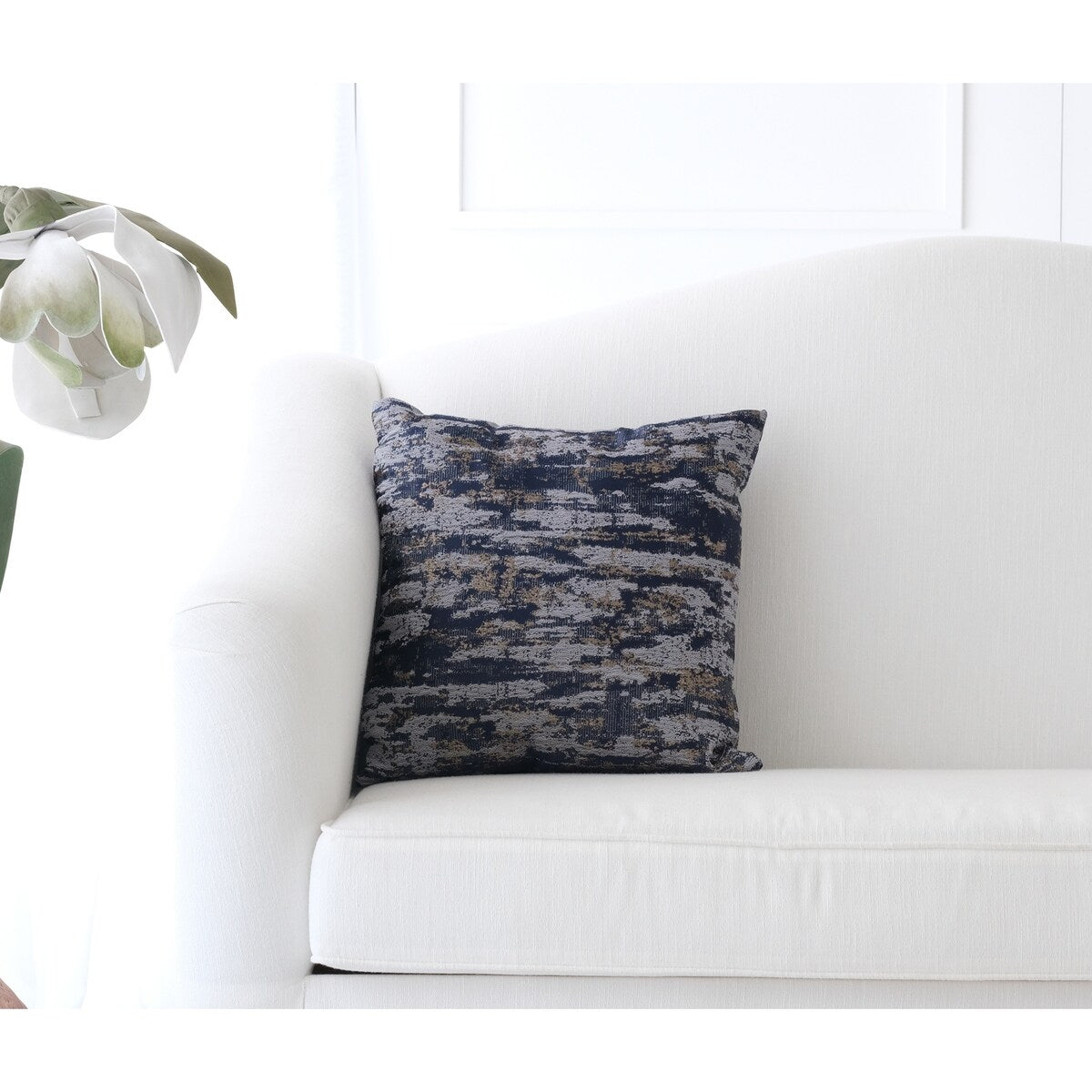 "Chenille Home" Fabric Pillow (18-in x 18-in)