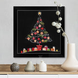 "Christmas Tree" Black Framed Print