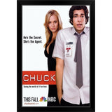 "Chuck (TV) (2008)" Black Framed Print
