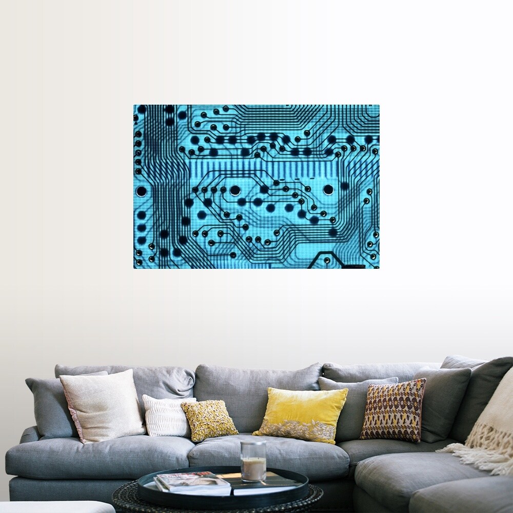 "Close-up of circuit board" Poster Print - Multi