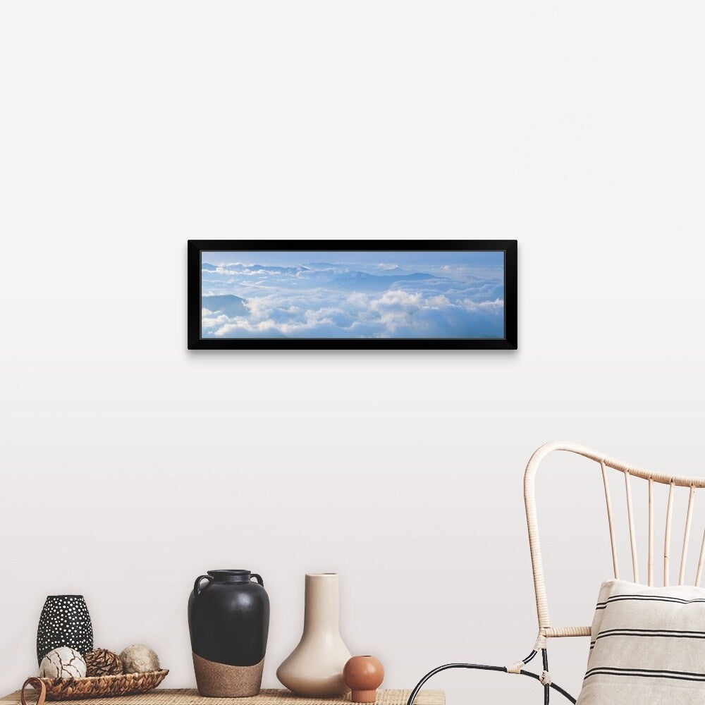 "Clouds Over Great Smoky National Park" Black Framed Print