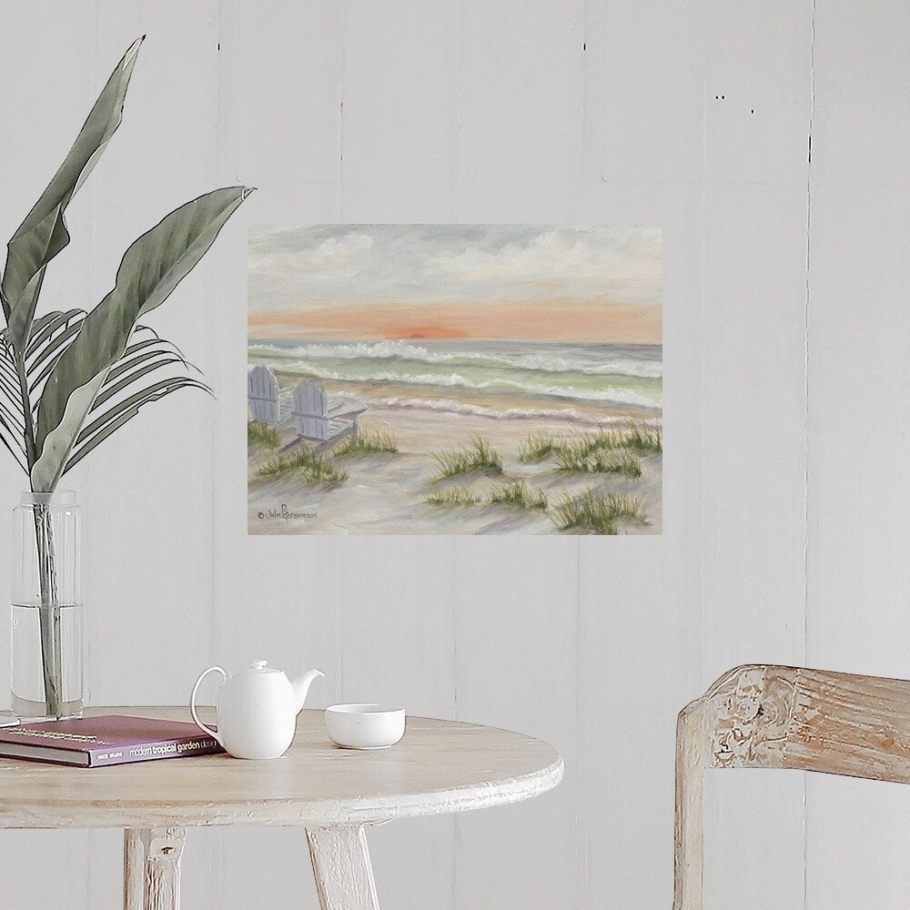 "Companions At The Ocean" Poster Print - Multi