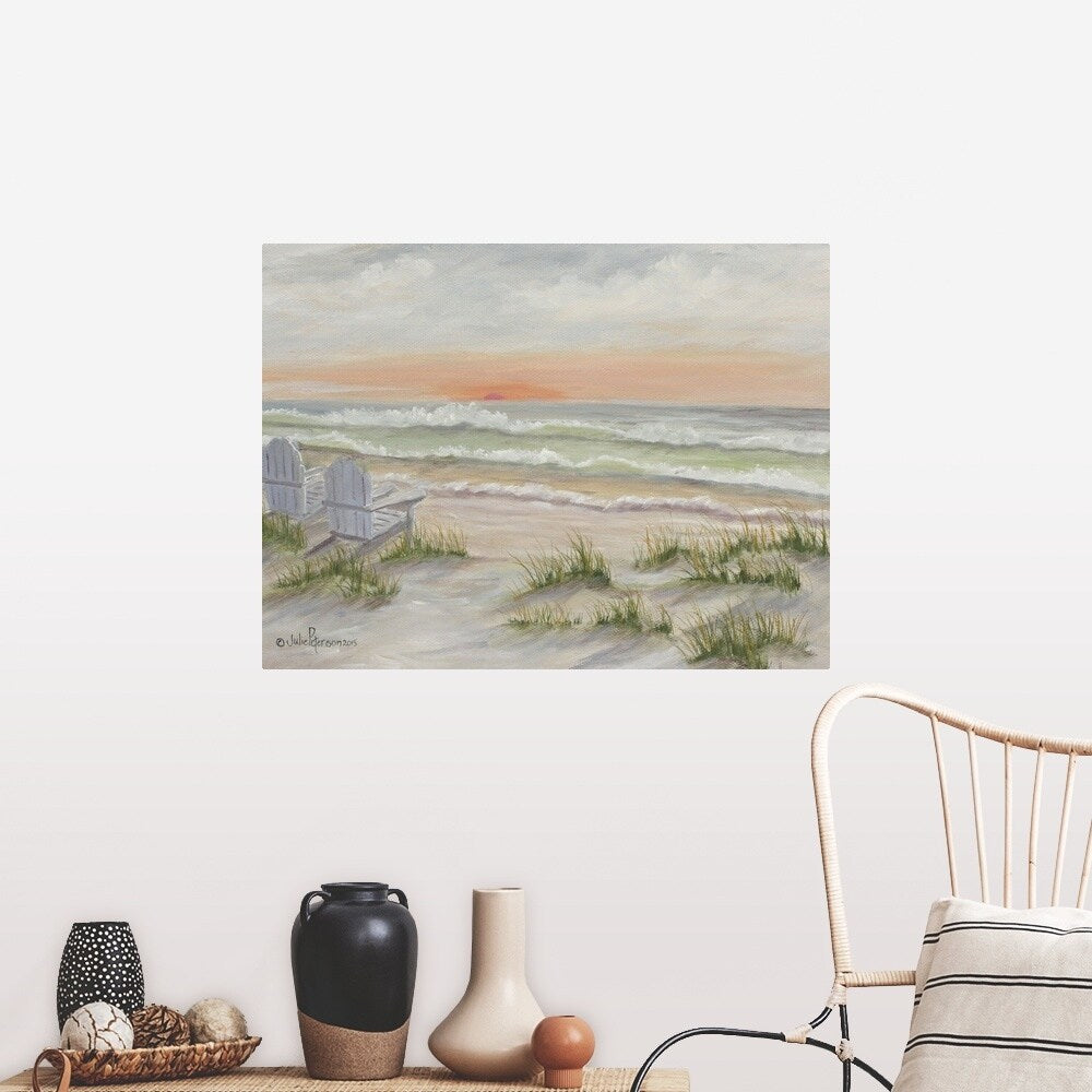 "Companions At The Ocean" Poster Print - Multi