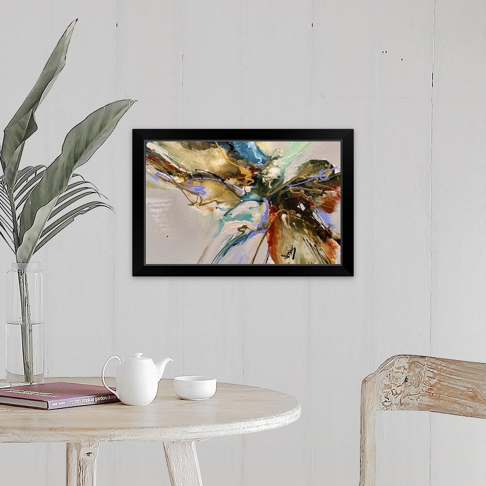"Cool Rush 11" Black Framed Print