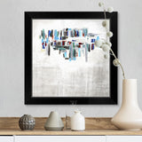"Countercheck Tally" Black Framed Print