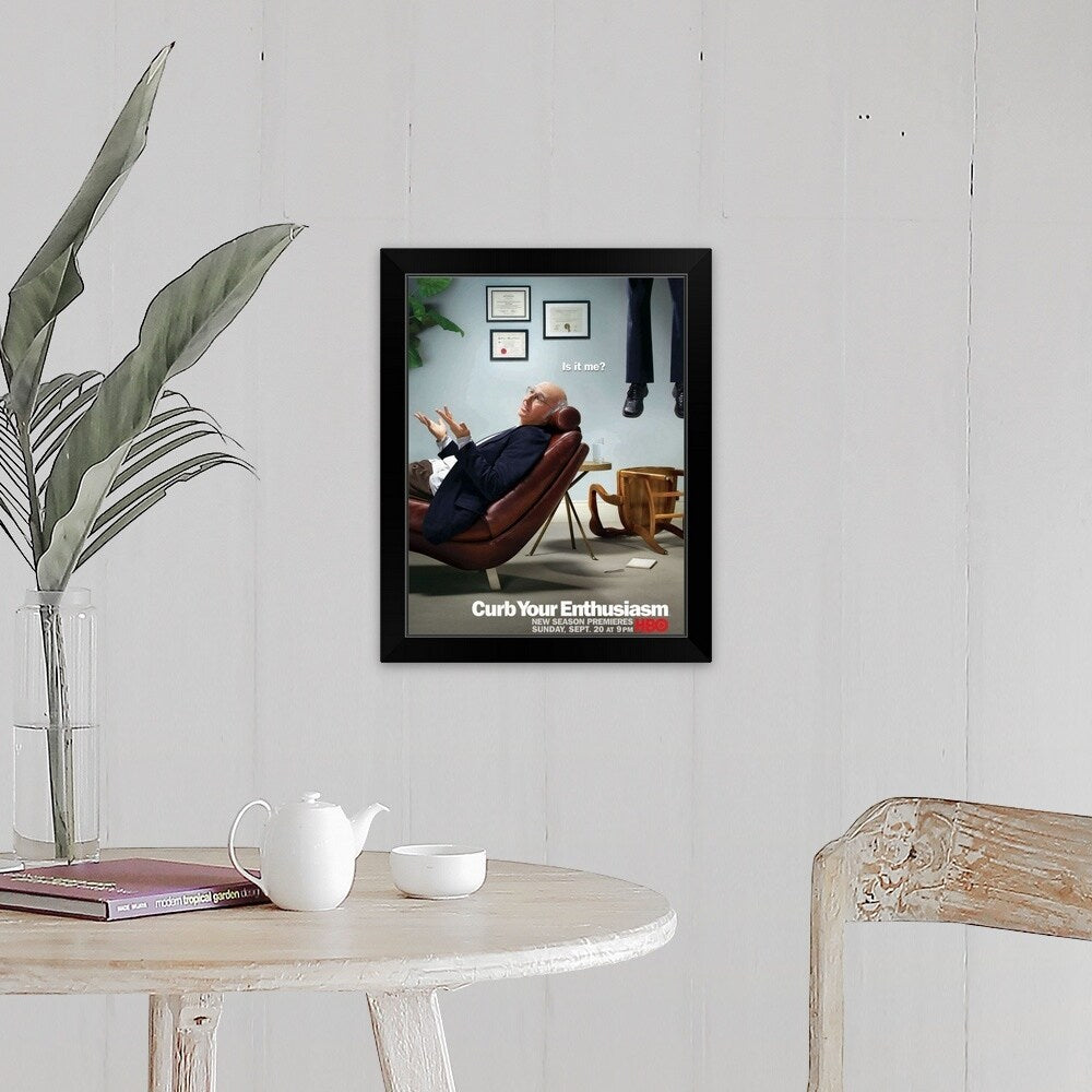 "Curb Your Enthusiasm (2003)" Black Framed Print