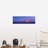 "Dark sunset over Cape May" Poster Print