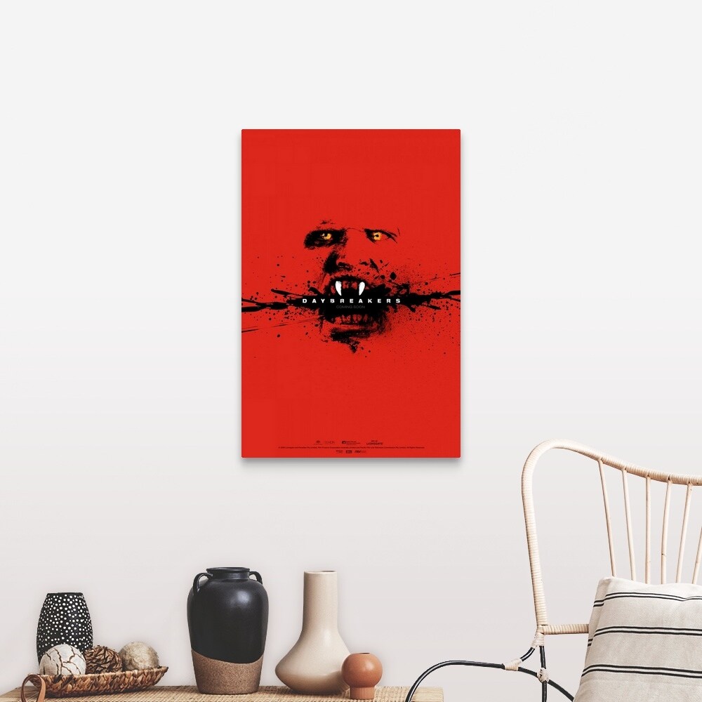 "Daybreakers - Movie Poster" Canvas Wall Art