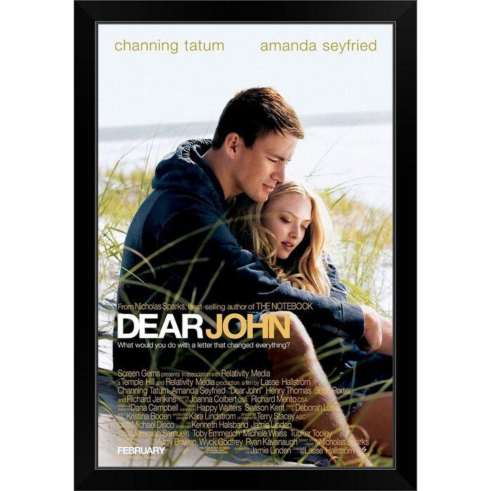 "Dear John (2010)" Black Framed Print