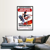 "Death Race 2000 (1975)" Black Float Frame Canvas Art