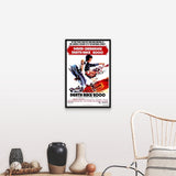"Death Race 2000 (1975)" Black Float Frame Canvas Art