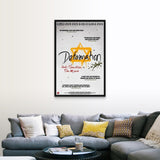 "Defamation - Movie Poster" Black Float Frame Canvas Art
