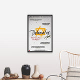 "Defamation - Movie Poster" Black Float Frame Canvas Art