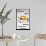 "Defamation - Movie Poster" Black Float Frame Canvas Art