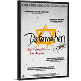 "Defamation - Movie Poster" Black Float Frame Canvas Art