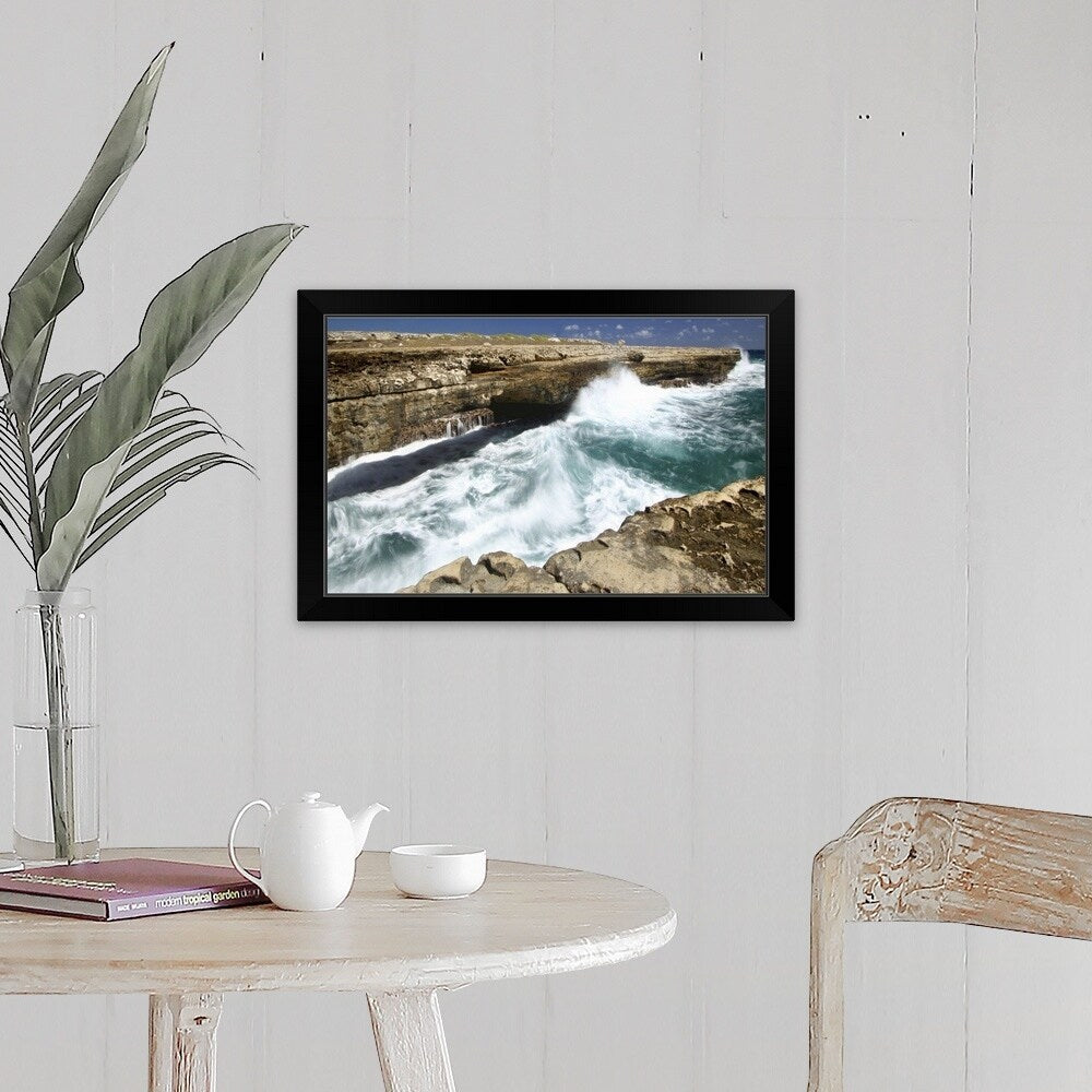 "Devil's Bridge" Black Framed Print