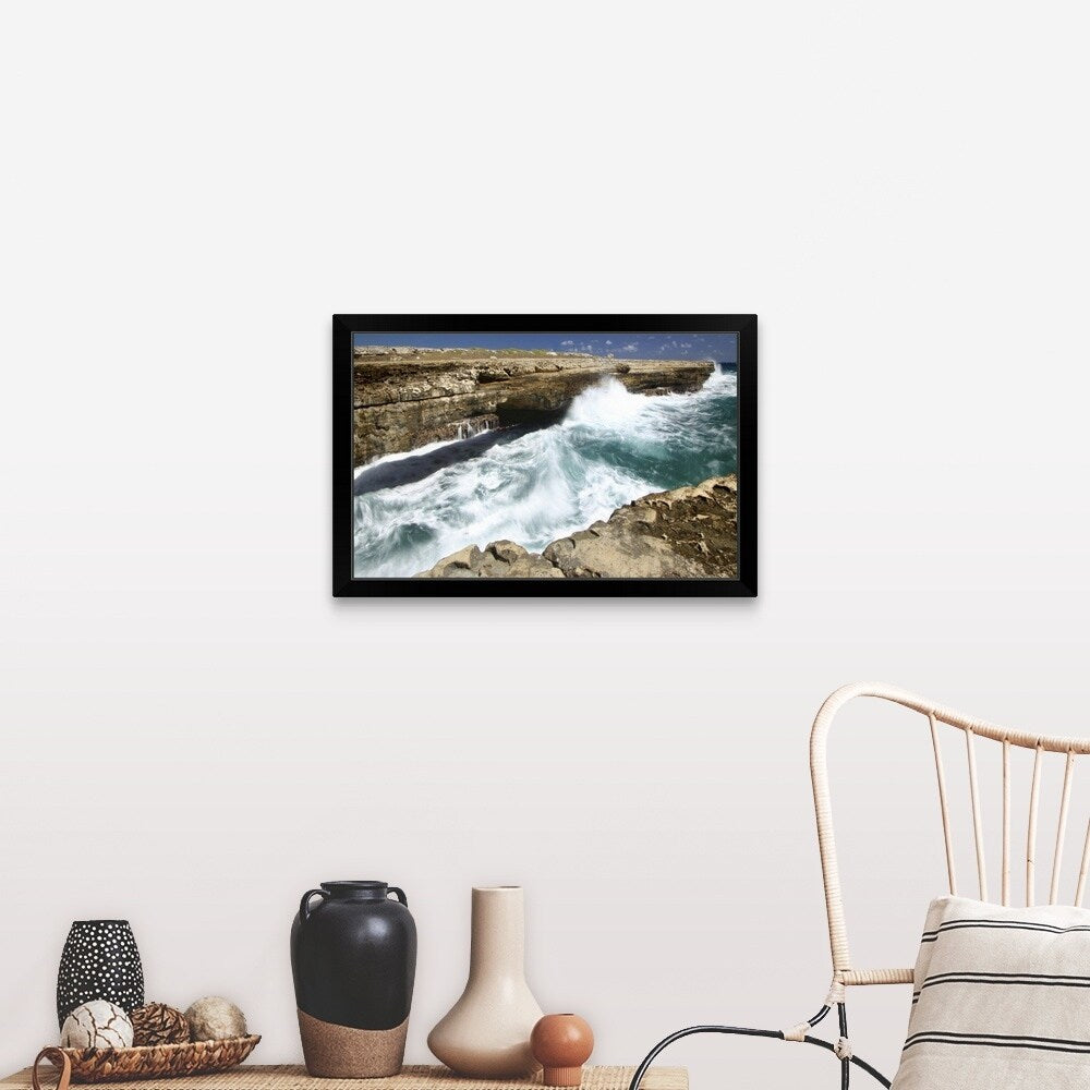 "Devil's Bridge" Black Framed Print