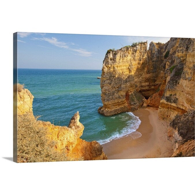 "Dona Ana Beach Lagos, Algarve, Portugal." Canvas Wall Art