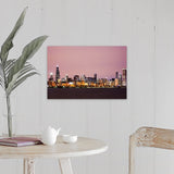 "Downtown City Skyline, Chicago, Illinois, USA" Canvas Wall Art