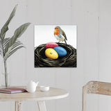 "Egg Before The Bird" Canvas Wall Art