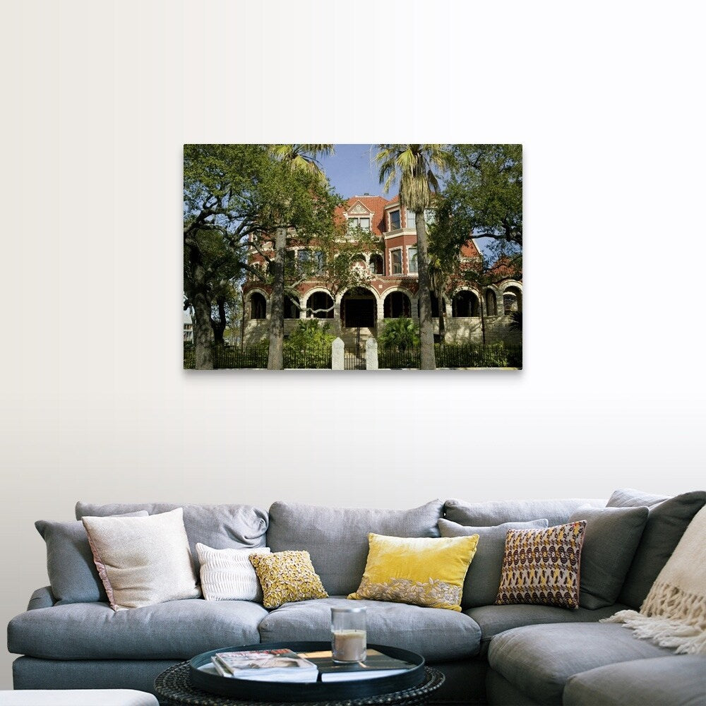 "Facade of a museum, Moody Mansion and Museum, Galveston, Texas" Canvas Wall Art