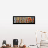 "Fall Trees, Shinhodaka, Gifu, Japan" Black Framed Print