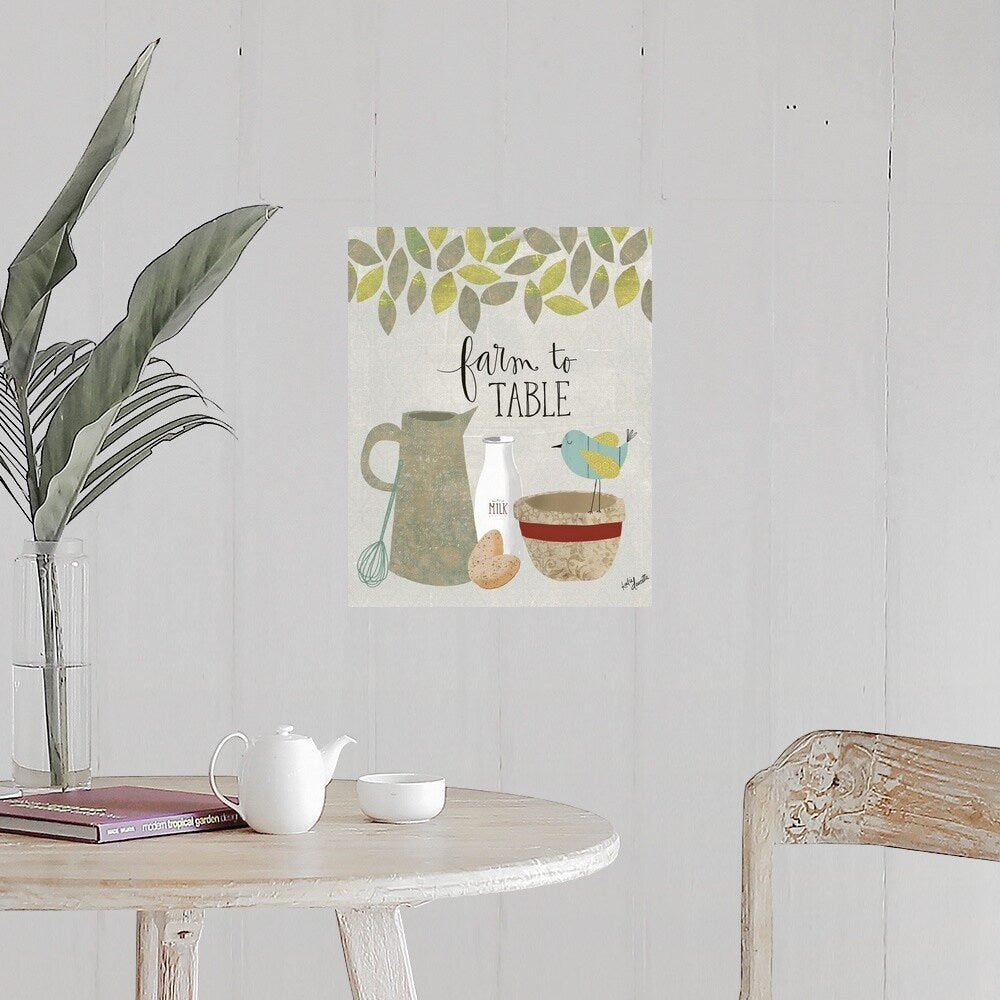 "Farm to Table" Poster Print - Multi