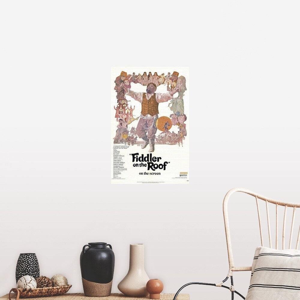 "Fiddler on the Roof (1972)" Poster Print
