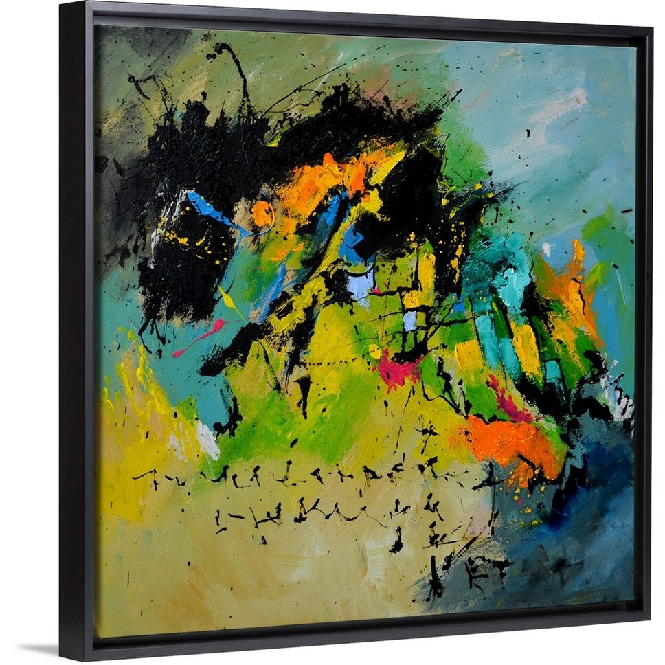 "Finnegan's Wake" Black Float Frame Canvas Art