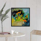 "Finnegan's Wake" Black Float Frame Canvas Art