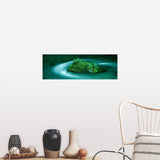 "Flowing Water Aomori Japan" Poster Print