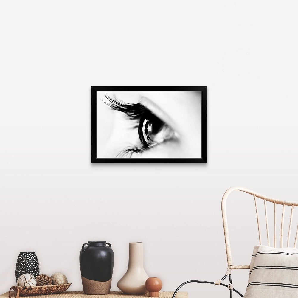 "Following You" Black Framed Print